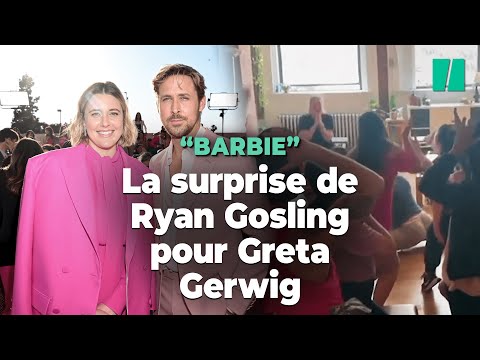Ryan Gosling a surpris Greta Gerwig avec une flashmob « Barbie » pour son anniversaire