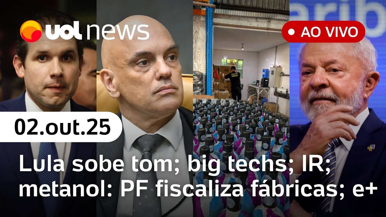 Moraes x big techs metanol fábricas são alvo da PF Lula manda Itamaraty subir tom com Colômbia e+