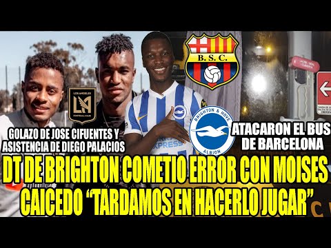 DT DE BRIGHTON COMETIO ERROR CON MOISES CAICEDO! GOLAZO DE JOSE CIFUENTES Y ASISTENCIA DE PALACIOS