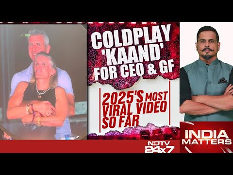 CEO Caught Cheating At Coldplay |  Coldplay Gig, CEO And Girlfriend Busted