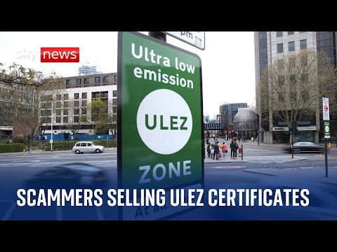 ULEZ: Fraudsters selling counterfeit exemption certificates online