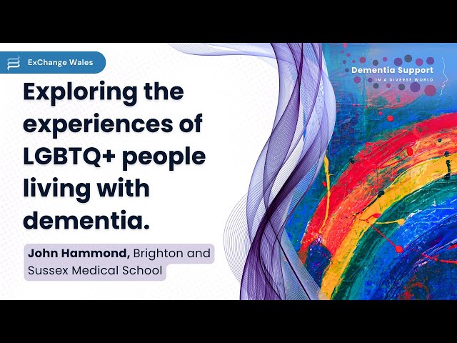 In this webinar, John presented his recent research studies that have focussed on understanding better the health and social care experiences of LGBTQ+ people with dementia. Hear about their rich and diverse stories and some guidance for best practices to support LGBTQ+ people living with dementia.

Resources listed: 
▪️ "An Exploration of the Peri-Diagnostic Experiences of Lesbian, Gay and Bisexual People With Dementia Using the Candidacy Framework" - https://onlinelibrary.wiley.com/doi/full/10.1002/gps.6135

▪️ The CIRCLE Project: https://research.kent.ac.uk/chss/research-projects/creating-inclusive-residential-care-for-lgbtq-elders-circle/

▪️ Z leaflet - CIRCLE - https://research.kent.ac.uk/circle-guide/

▪️ 'If we're not counted, we don't count' - https://lgbt.foundation/help/monitoring-sexual-orientation-and-trans-status/

▪️ Supporting LBGTQ+ carers: A good practice briefing - https://www.carersuk.org/briefings/supporting-lgbtq-carers-a-good-practice-briefing/

▪️ LGBT in Britain: Health Report - Stonewall - https://www.ipem.ac.uk/media/i4hjrjb2/lgbt_in_britain_health.pdf

▪️ Alzheimer's Society - LGBTQ+ : Living with Dementia -
https://www.alzheimers.org.uk/get-support/daily-living/lgbtq-living-with-dementia

▪️ Skills for Care: LGBTQ+ Learning Framework - 
https://www.skillsforcare.org.uk/Developing-your-workforce/Care-topics/Equality-diversity-and-inclusivity/LGBTQ-learning-framework.aspx

▪️ Book: Challenging Assumptions around Dementia - https://link.springer.com/book/10.1007/978-3-031-27223-3

▪️ Book: LGBTQ+ People and Dementia, A Good Practice Guide - 
https://uk.jkp.com/products/lgbtq-people-and-dementia


🔹 'Dementia Support in a Diverse World' conference: https://www.exchangewales.org/dementia-support-in-a-diverse-world/

------------------------------------------------

Located within the Cardiff University School of Social Sciences, CASCADE Research Centre is concerned with all aspects of community-based responses to social needs in children and families, including family support services, children in need services, child protection, and looking after children and adoption.
https://cascadewales.org/

​ExChange is a project within CASCADE. ExChange an all-Wales network that brings the stakeholders in social care together to share experiences and expertise, and to learn from one another through free events and online resources. Our aim is to improve social work and social care services by creating dialogue and ongoing relationships between people with different types of expertise, informed by recent and current research.
https://www.exchangewales.org/

Mae Canolfan Ymchwil CASCADE wedi'i lleoli o fewn Ysgol y Gwyddorau Cymdeithasol ym Mhrifysgol Caerdydd. Mae’n ymwneud â phob agwedd ar ymatebion cymunedol i anghenion cymdeithasol plant a theuluoedd, gan gynnwys gwasanaethau cymorth i deuluoedd, gwasanaethau i blant mewn angen, amddiffyn plant, plant sy'n derbyn gofal, a mabwysiadu.
https://cascadewales.org/

​Mae ExChange yn brosiect o fewn CASCADE. Rhwydwaith Cymru-gyfan yw ExChange. Ei nod yw dod â'r holl randdeiliaid o fewn gofal cymdeithasol ynghyd i rannu profiadau ac arbenigedd, ac i ddysgu o'i gilydd drwy adnoddau ar-lein a digwyddiadau rhad ac am ddim. Ein nod yw gwella gwaith cymdeithasol a gwasanaethau gofal cymdeithasol drwy sbarduno trafodaeth a meithrin perthnasau parhaus rhwng pobl â gwahanol fathau o arbenigedd, ar sail ymchwil diweddar a chyfredol.
https://www.exchangewales.org/