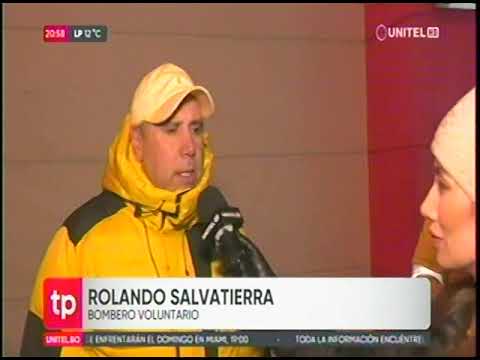 12072024 SOLIDARIDAD DE LOS BOMBEROS CON CHOCOLATE PARA COMBATIR EL FRÍO UNITEL