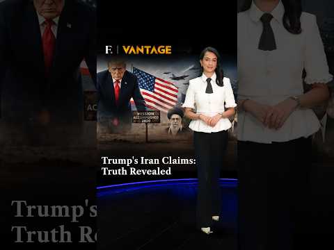 Trump's Iran Claims: Truth Revealed | Vantage on Firstpost | N18G