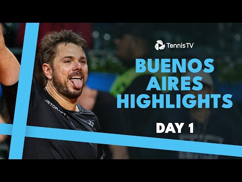 Wawrinka Back in Argentina After 11 Years; Cilic, Etcheverry Feature | Buenos Aires Highlights Day 1