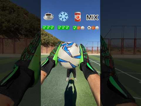 EXPENSIVE ASMR CATCH THE BALLS WITH GOALKEEPER GLOVES 🧤⚽🏐 #shorts #viralvideo #challenge