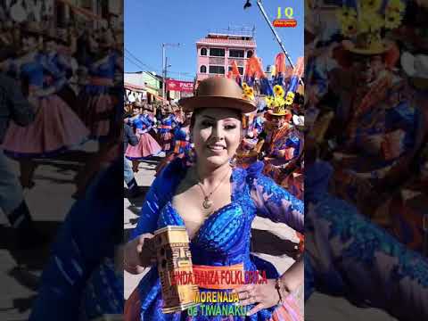 Hermosa MORENADA en la entrada folklórica de TIHUANACU 2023 provincia Ingavi La Paz