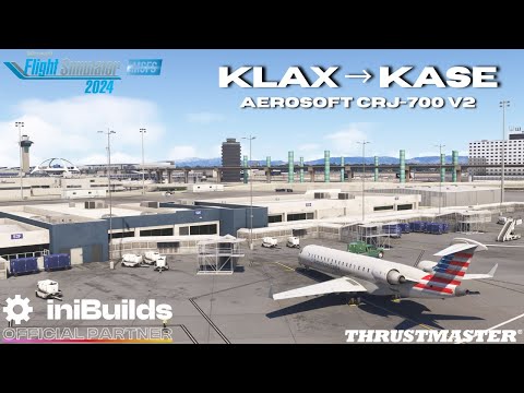 ✈️ NEW iniBuilds Los Angeles + CRJ V2 Sounds! ✈️ | KLAX → KASE