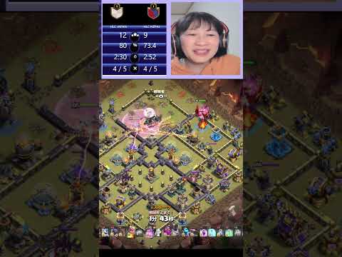 【クラクラ】QC LALO is BACK?! Monolith Arrow for the Triple!! クイヒーラヴァル復活!?モノリスアローで全壊!! #shorts