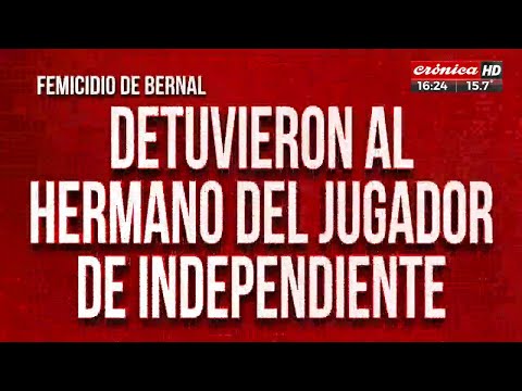 Detuvieron al hermano del jugador de Independiente: así se lo llevaban detenido