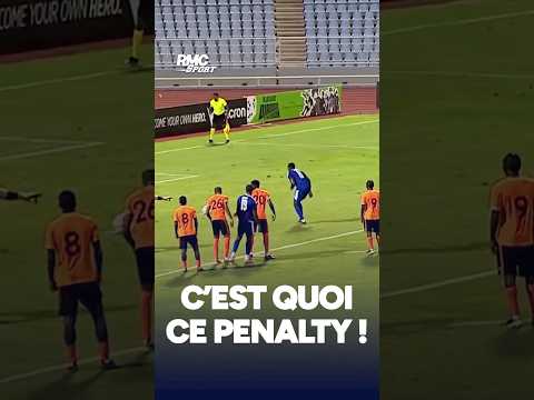 La course d'élan lunaire d'un tireur de penalty