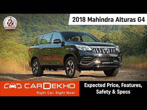 2018 Mahindra Alturas G4 | Expected Price, Features, Safety & Specs | #In2Mins