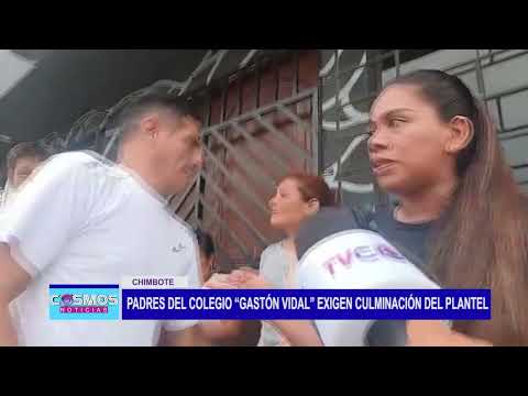 Chimbote: Padres del colegio “Gastón Vidal” exigen culminación del plantel