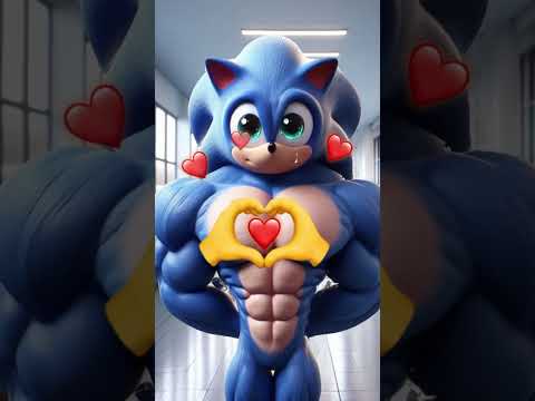 MUSCULAR SONIC GOT HUMILIATED AT HIS NEW SCHOOL #ai #sonic #shorts #toon