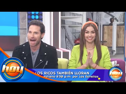 Claudia Martín y Sebastián Rulli están listos para el estreno de Los ricos también lloran | Hoy