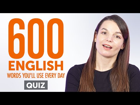 Quiz | 600 English Words You'll Use Every Day - Basic Vocabulary #100