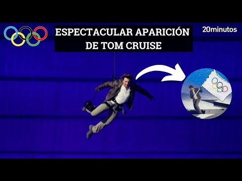 TOM CRUISE aparece en el estadio Olímpico de París | JUEGOS OLÍMPICOS