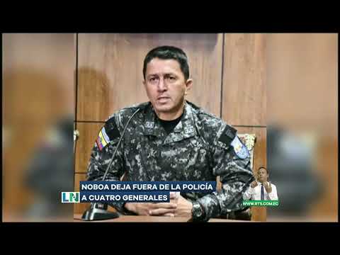 Noboa ratifica a César Zapata como comandante de la policía
