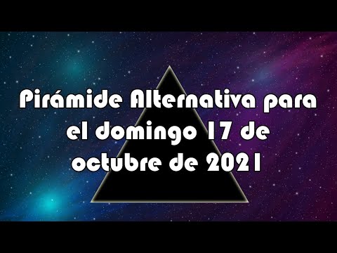 Lotería de Panamá - Pirámide Alternativa para el domingo 17 de octubre de 2021