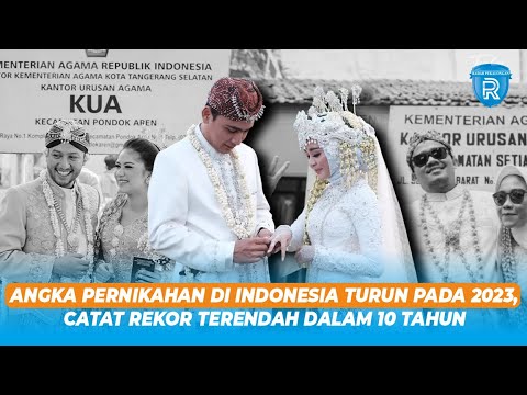 Angka Pernikahan di Indonesia Turun pada 2023, Catat Rekor Terendah dalam 10 Tahun