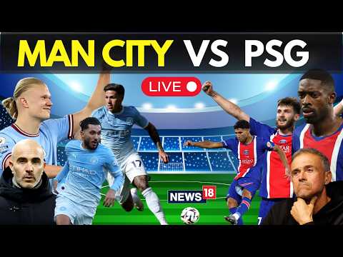 Manchester City Vs PSG LIVE COVERAGE | UEFA Champions League | Haaland Vs Dembélé | <strong>Etihad</strong> | N18G