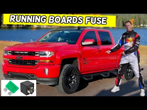 CHEVROLET SILVERADO ELECTRIC RUNNING BOARDS FUSE LOCATION REPLACEMENT 2014 2015 2016 2017 2018 2019