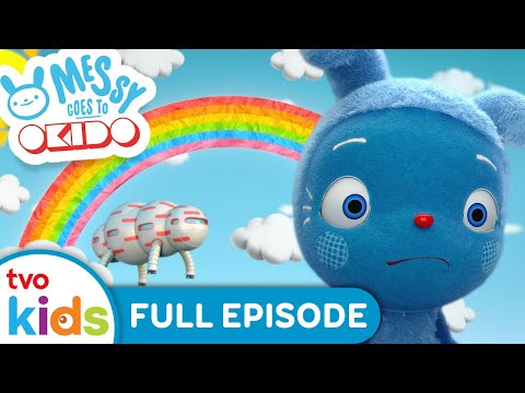 MESSY GOES TO OKIDO – A Rainy Sunny Day 🌧☀️ NEW 2023 Season 1 Full Episode | TVOkids