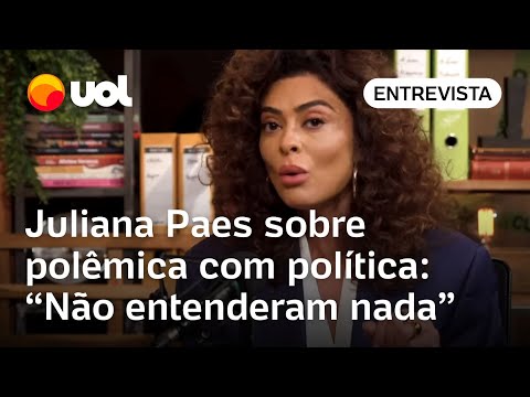 Juliana Paes relembra polêmica sobre posicionamento político: 'Não entenderam nada, daí me fechei'