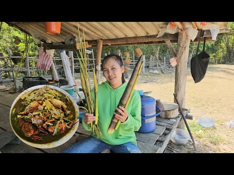 แกงหน่อไม้ใผ่ป่าใส่ปูนาແກງຫນໍ