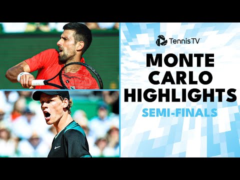 Sinner & Tsitsipas Play EPIC; Djokovic Takes On Ruud | Monte-Carlo 2024 Highlights Semi-Finals