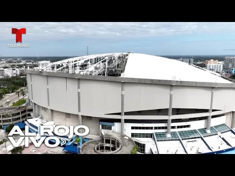 EN VIVO: Imágenes de las destrucción causada por Milton al estadio de los Tampa Bay Rays