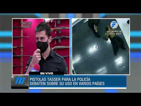 Analizan dotar de pistolas Taser a la Policía Nacional
