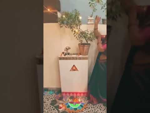 #funny लहर लहर मेरे आँगन #तुलसी