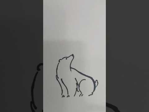 تعلم رسم دب بطريقة سهلة Learn to draw a bear in an easy way