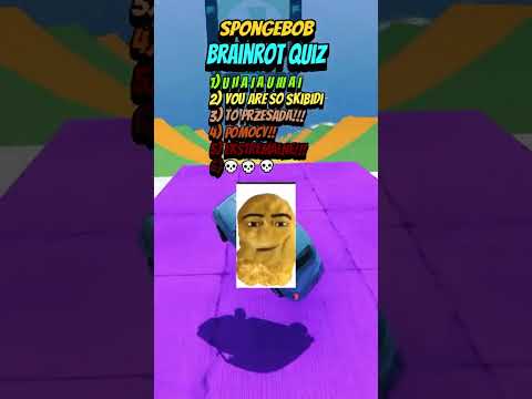 BRAINROT QUIZ! #shorts #ciekawe #spongebob #śmieszne #zabawne