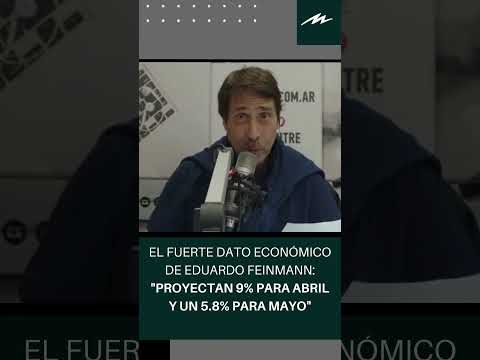 El fuerte dato económico de Eduardo Feinmann: Proyectan 9% para abril y un 5.8% para mayo