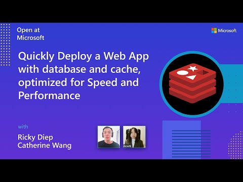 Quickly Deploy a Web App with database and cache, optimized for Speed and Performance