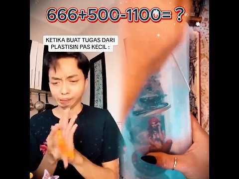 DRAMA Adinsyach, Buat tugas dari plastisin pas kecil #shorts