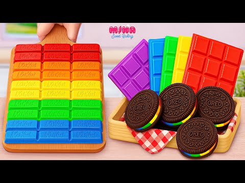 🍰ASMR KitKat vs Oreo Dessert Secrets🍰Satisfying Mini Chocolate Cake Recipe | Mina Sweet Baking