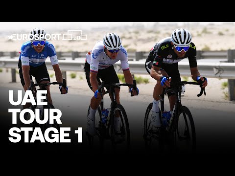Bicycle 🚲 Jasper Philipsen's super-tight win! | Stage 2 - 2022 UAE Tour | Eurosport