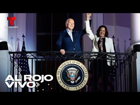 Kamala Harris habla en un acto en la Casa Blanca tras la renuncia de Biden como candidato demócrata