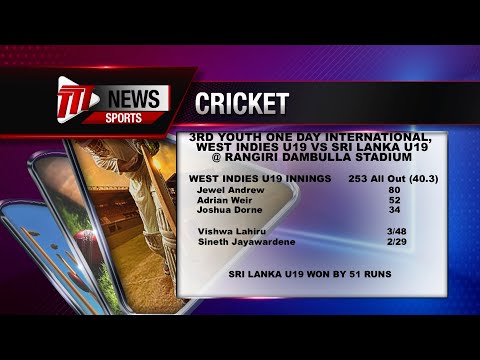 WI Under-19 Cricketers Lose To Sri Lanka