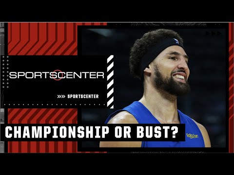 CHAMPIONSHIP or BUST: Warriors Media Day reaction | SportsCenter video clip