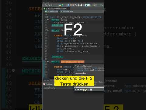 ABAP: Parameter Trick ohne F2! ⚡️#sap #tipp #coding