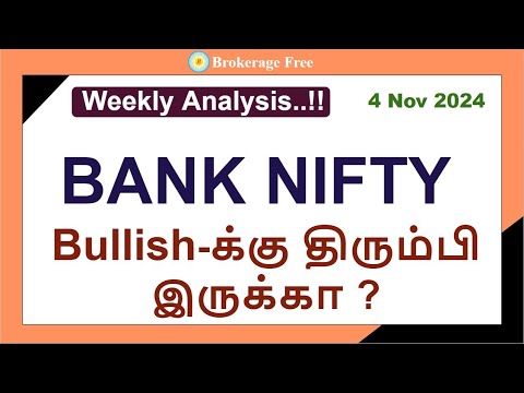 BANK NIFTYBullish-க்கு திரும்பி இருக்கா ? | Weekly Analysis..!!    4 Nov 2024