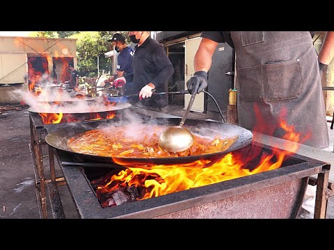 Amazing! firewood spicy stir-fried chicken - Korean food