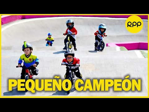 Perú: pequeño de 3 años es campeón latinoamericano de bicicleta de balance BMX PKS 2022