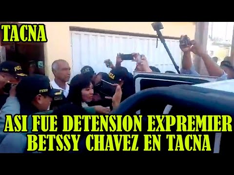 EXPREMIER BETSSY CHAVEZ FUE DETENIDA POR EL CASO DEL GOLPE DE ESTADO DEL 7 DE DICIEMBRE...