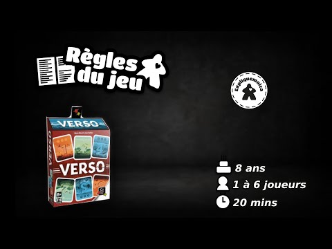 🎴VERSO ➡️ règle du jeu #gigamic #expliquemoica