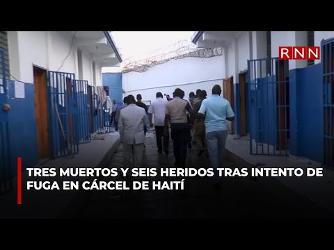 Tres muertos y seis heridos tras intento de fuga en cárcel de Haití